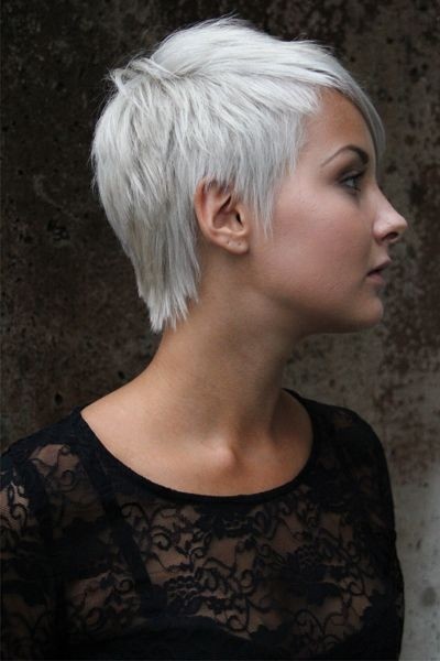 Where are images of very short female hairstyles?