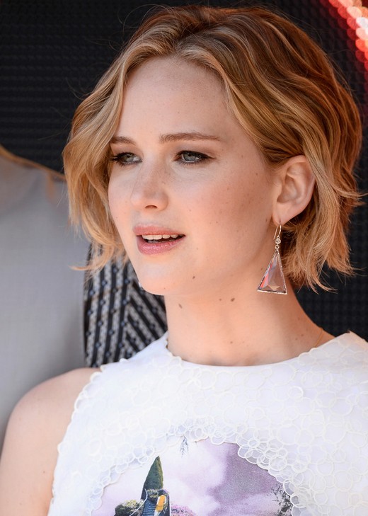 Celebrity Hairstyles 2014 - 2015: Jennifer Lawrence Short Haircut