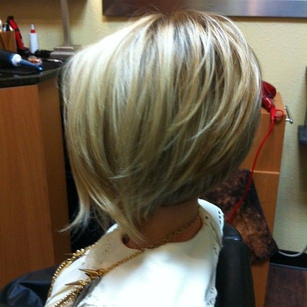 Choppy Stacked Inverted Bob Haircut Side View Hair With 28 More