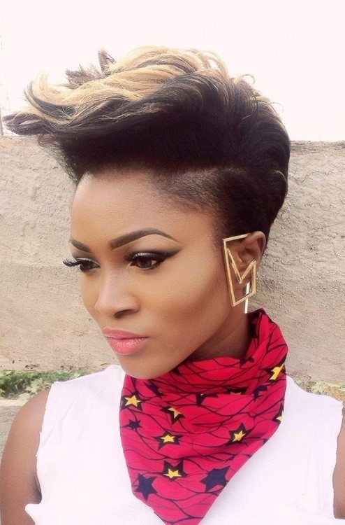 Short Spikey Hair For Black Women Popular Haircuts