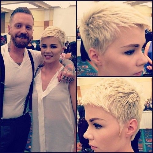 Very Short Haircut Spikey Hair Side View Popular Haircuts