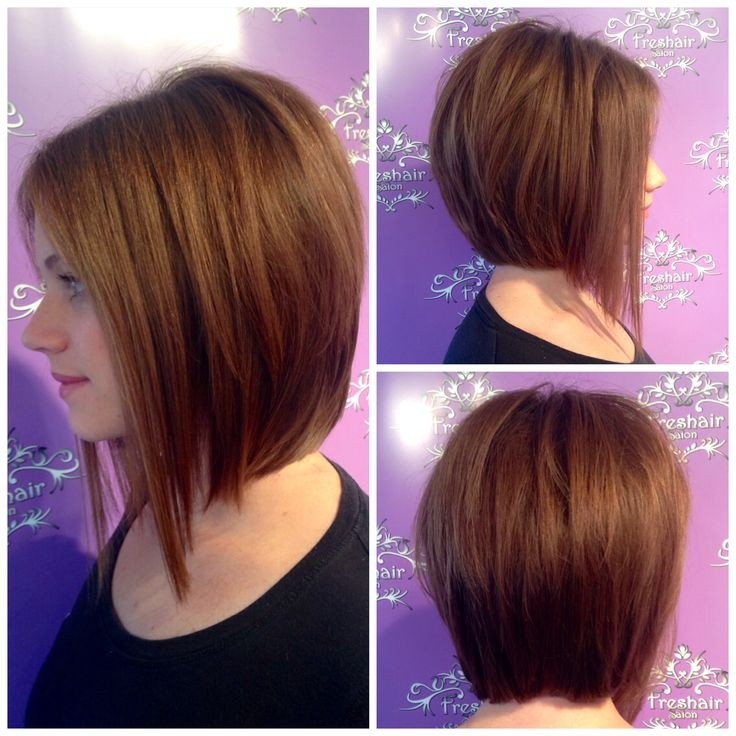 Hairstyles for Round Faces: Perfect A-line Bob Cut! / Via