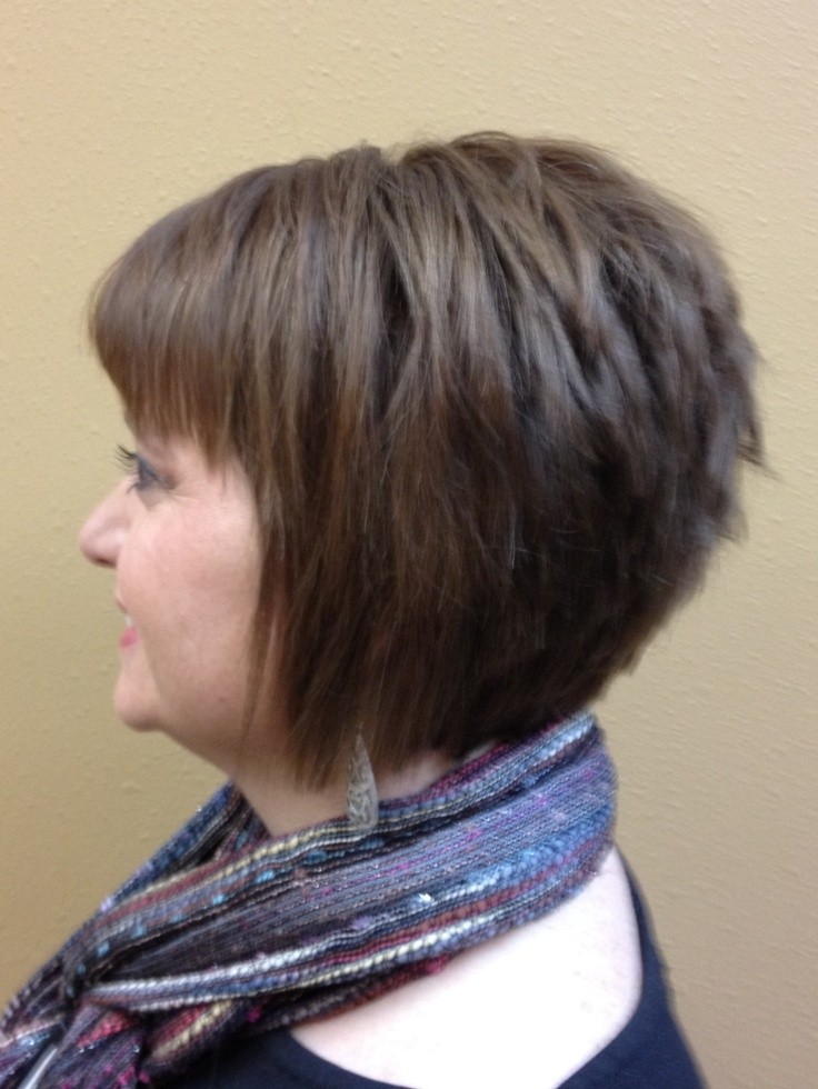 Inverted Bob with Bang Short Haircuts