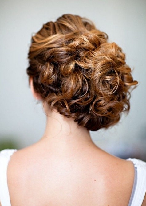 2015 Updo Hairstyles for Long Hair: Side Bun Updos / Via