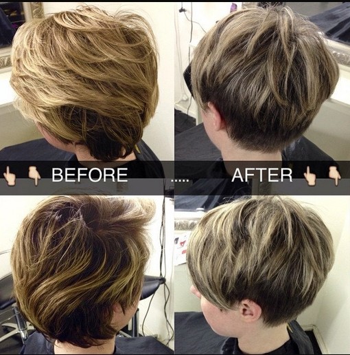 Easy Layered Pixie Haircut: Women Short Hair Trends 2015 / Via