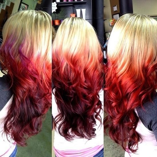 Red Ombre Hairstyles Tumblr 2015