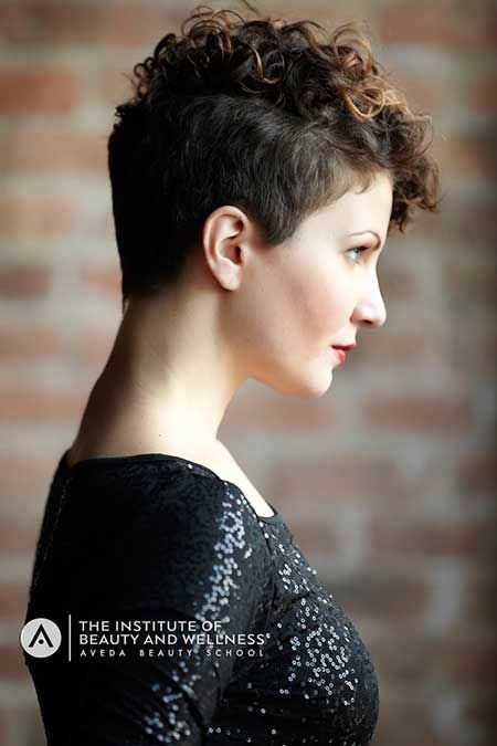 Trendy Pixie Haircut for Curly Hair  Short Haircuts 2015