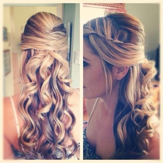 Prom Hair Idea for Long Hair / Via