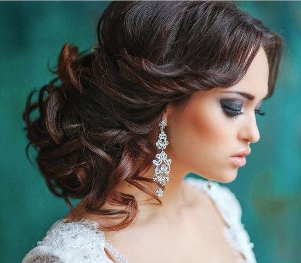 Elegant Wavy Wedding Updos Hairstyles Updo Hairstyles For Long