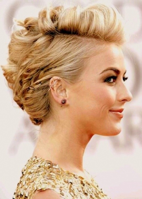 18 Pretty Updos For Short Hair Clever Tricks With A Handful