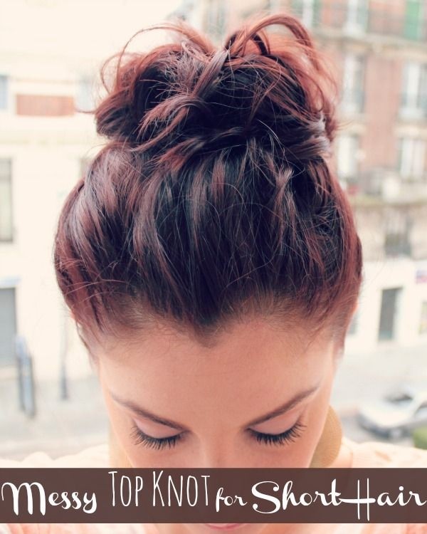 18 Pretty Updos For Short Hair Clever Tricks With A Handful