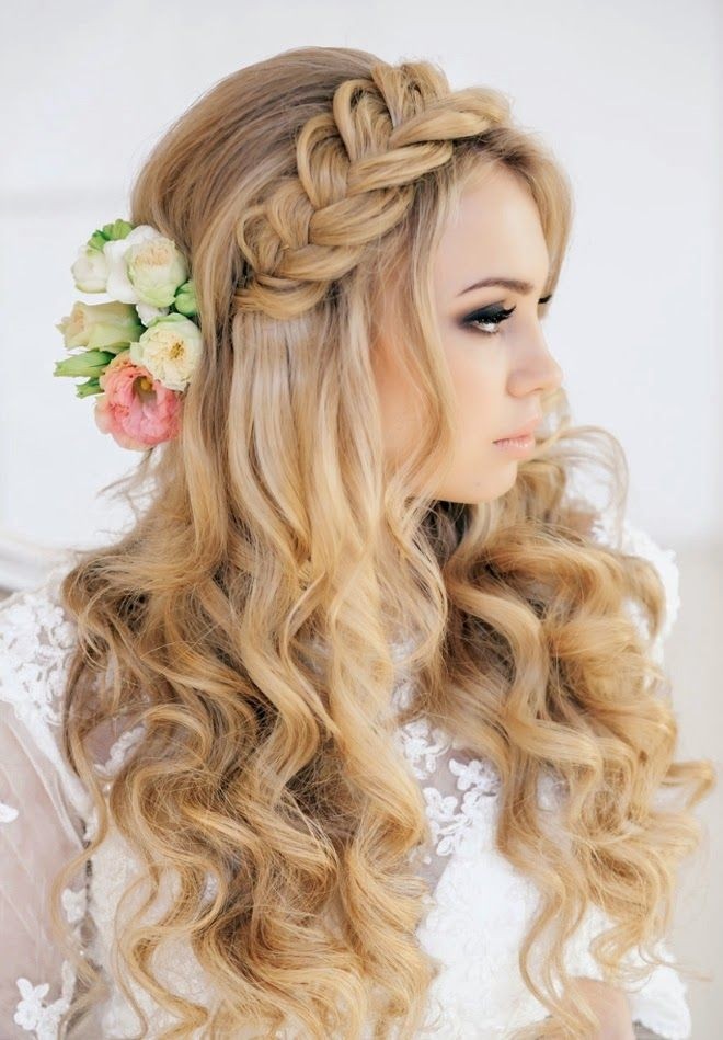 Wedding Long Hairstyle for Braid  Wedding Hairstyles 2015