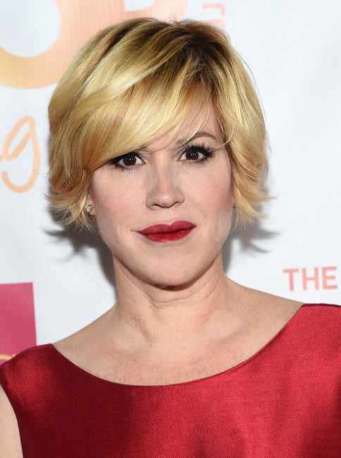 ... Ringwald Short Haircut - Celebrity Pixie Hairstyles for Blonde Hair