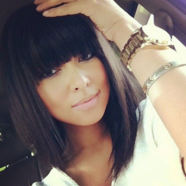 10 New Black Hairstyles With Bangs Popular Haircuts