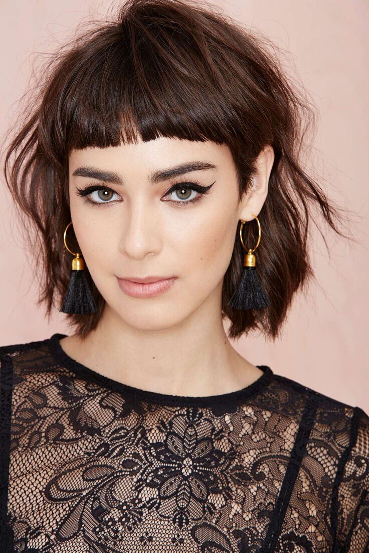 55 Cute haircuts bangs for Ladies