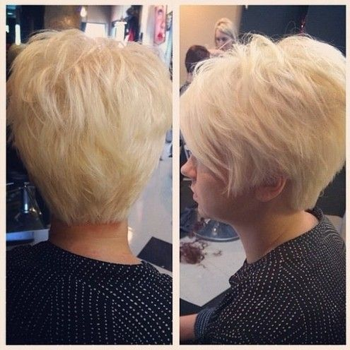 Shaggy Hairstyle For Short Hair Blonde Haircut For Women And