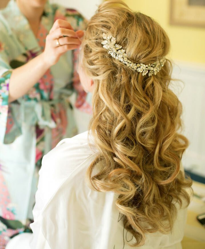 15 Latest Half Up Half Down Wedding Hairstyles For Trendy