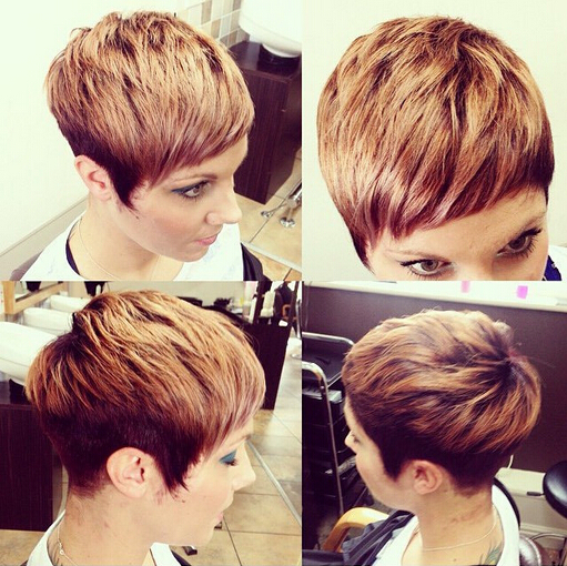 Cute, Layered Short Hairstyles for Heart Face Shape