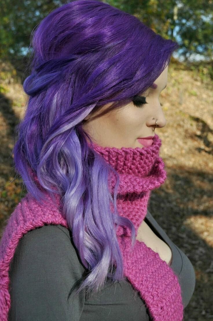 17 Stylish Hair Color Designs Purple Hair Ideas To Try Popular