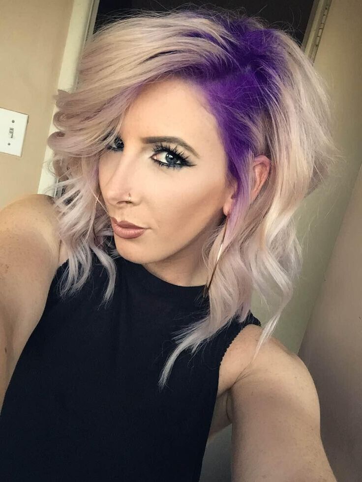 17 Stylish Hair Color Designs Purple Hair Ideas To Try Popular