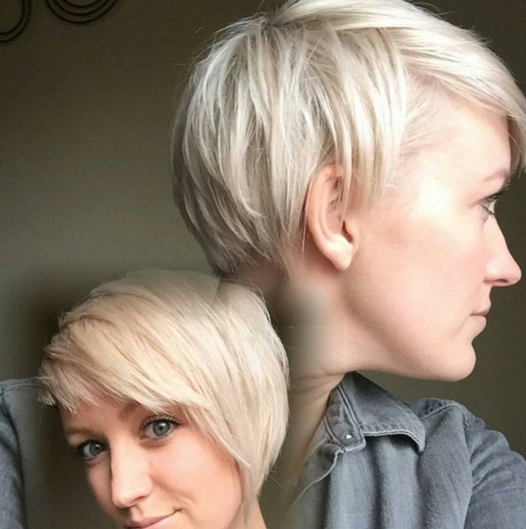Cute Blonde Short Haircuts for Thick Hair 2016