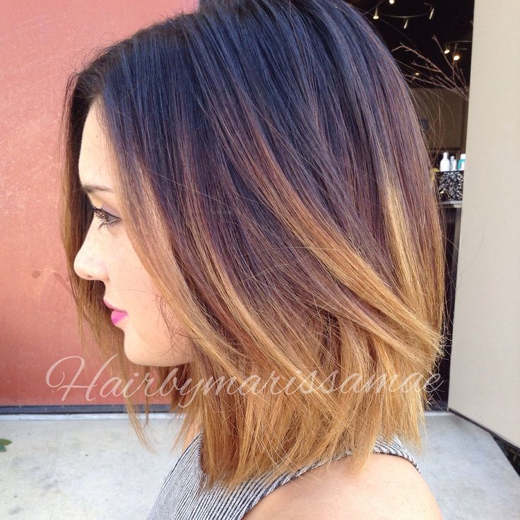 Short Dark To Blonde Ombre Hair Popular Haircuts