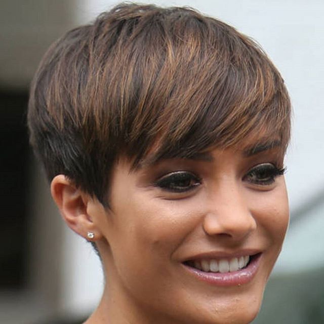 ... easy daily haircut - highlighted pixie cut for medium to thick hair