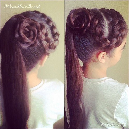 20 Adorable Braided Hairstyles For Girls Popular Haircuts