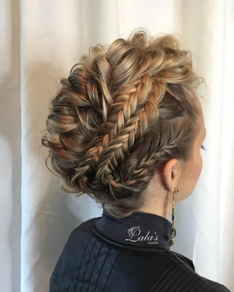 27 Super Trendy Updo Ideas For Medium Length Hair Popular Haircuts