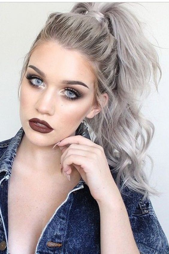 Gorgeous Grey Hair Trend Colors You Should Consider Popular Haircuts