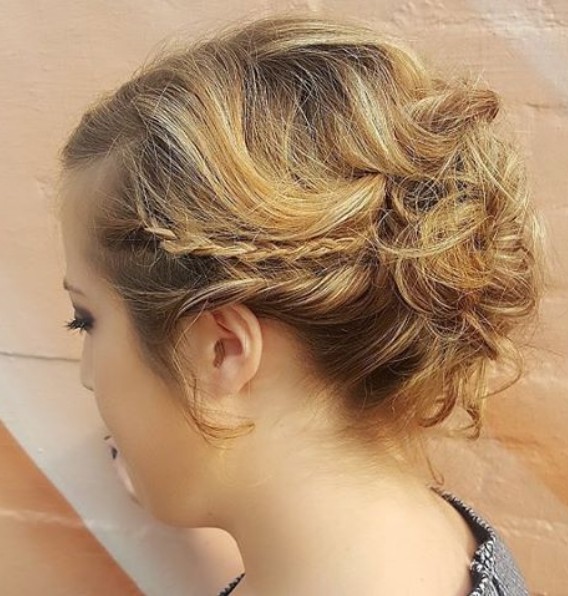 27 Super Trendy Updo Ideas For Medium Length Hair Popular Haircuts