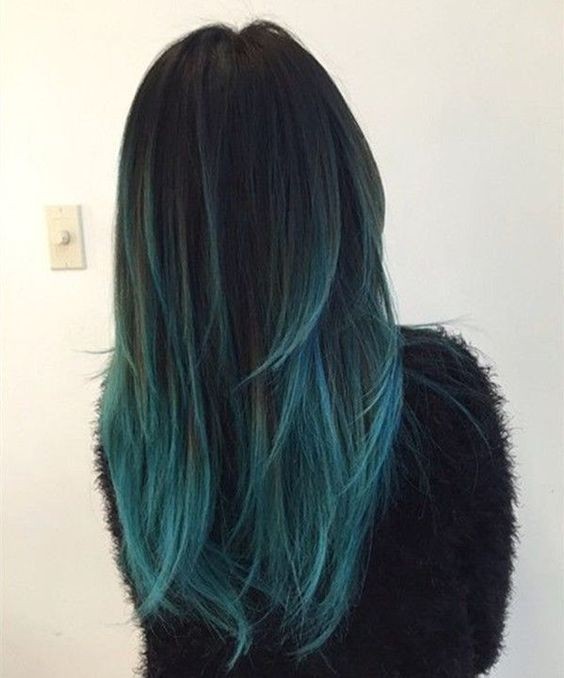 18 Beautiful Blue Ombre Colors And Styles Popular Haircuts