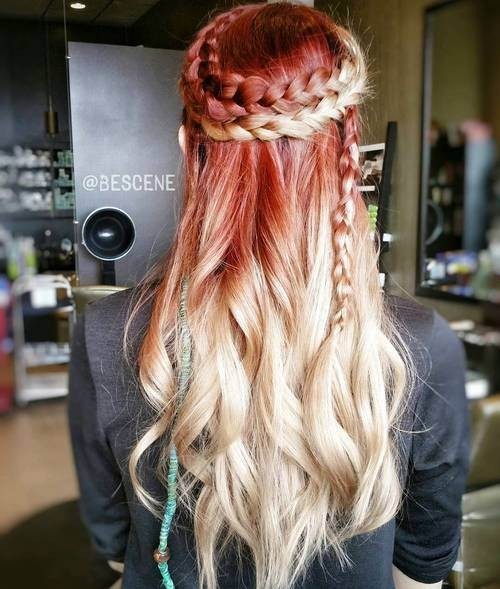 18 Striking Red Ombre Hair Ideas Popular Haircuts