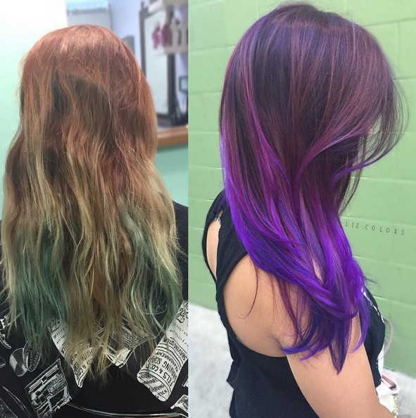 20 Purple Ombre Hair Color Ideas Popular Haircuts