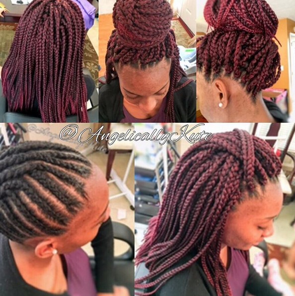 Featured image of post Crochet Box Braids Updo Hairstyles : Having been popular in the late nineties to.