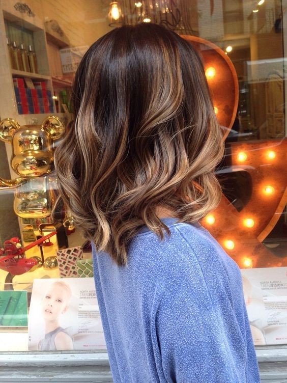 Brown Caramel Balayage Highlights Perfect Bayalage Hair