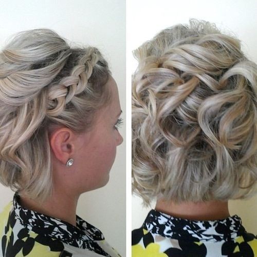 10 Prom Hairstyle Designs for Short Hair: Prom Hairstyles 2017