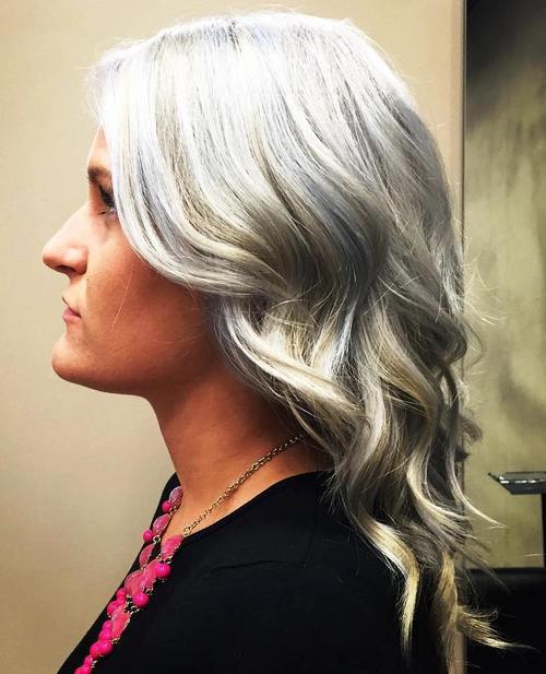 20 Stylish Designs To Have Silver And White Hair 2020