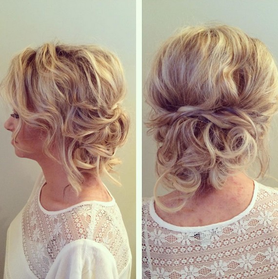 27 Trendy Updos For Medium Length Hair Updo Hairstyle Ideas