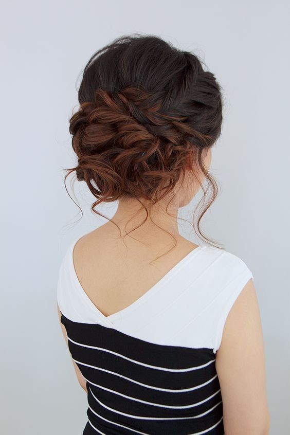 10 Stunning Up Do Hairstyles 2020 Bun Updo Hairstyle