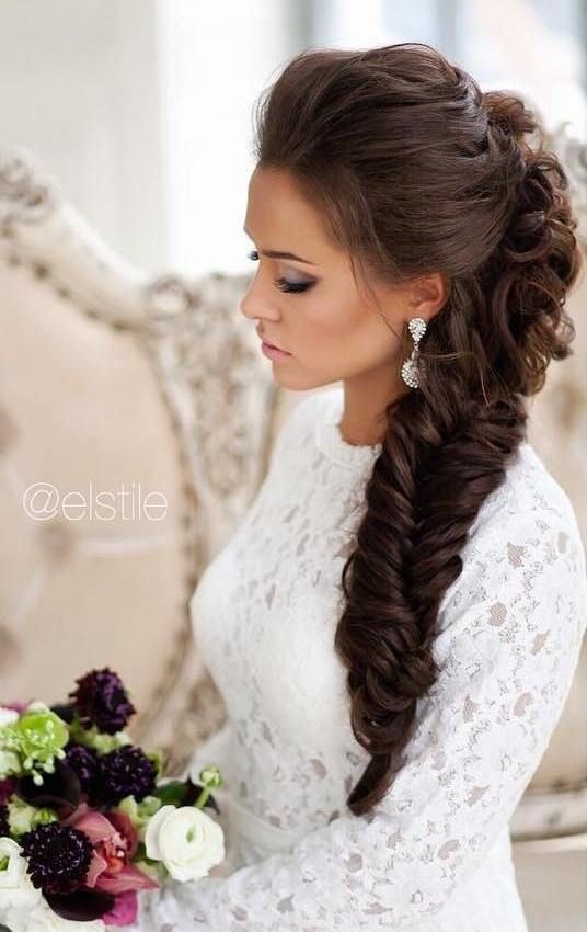 10 Pretty Braided Hairstyles For Wedding Wedding Hair