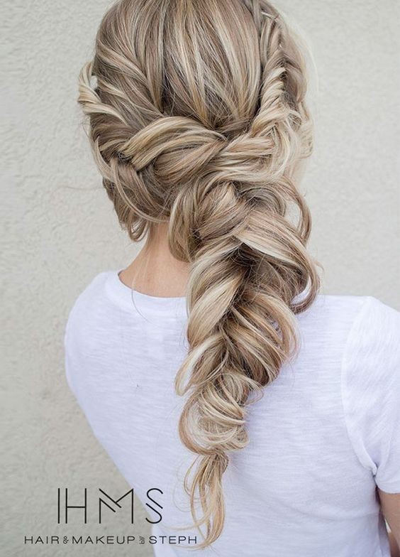 10 Pretty Braided Hairstyles For Wedding Wedding Hair