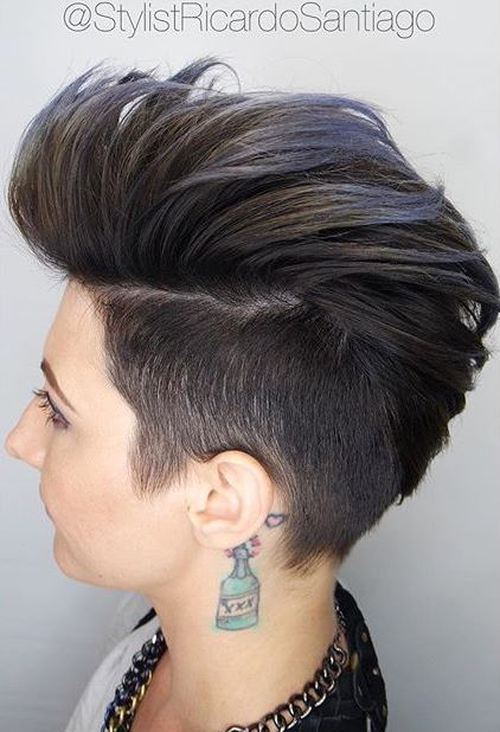 Pictures Of Faux Hawk On Straight Hair 109