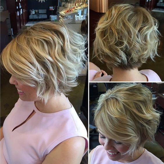 Layered Curly Bob Haircut For Women Thick Hair Popular