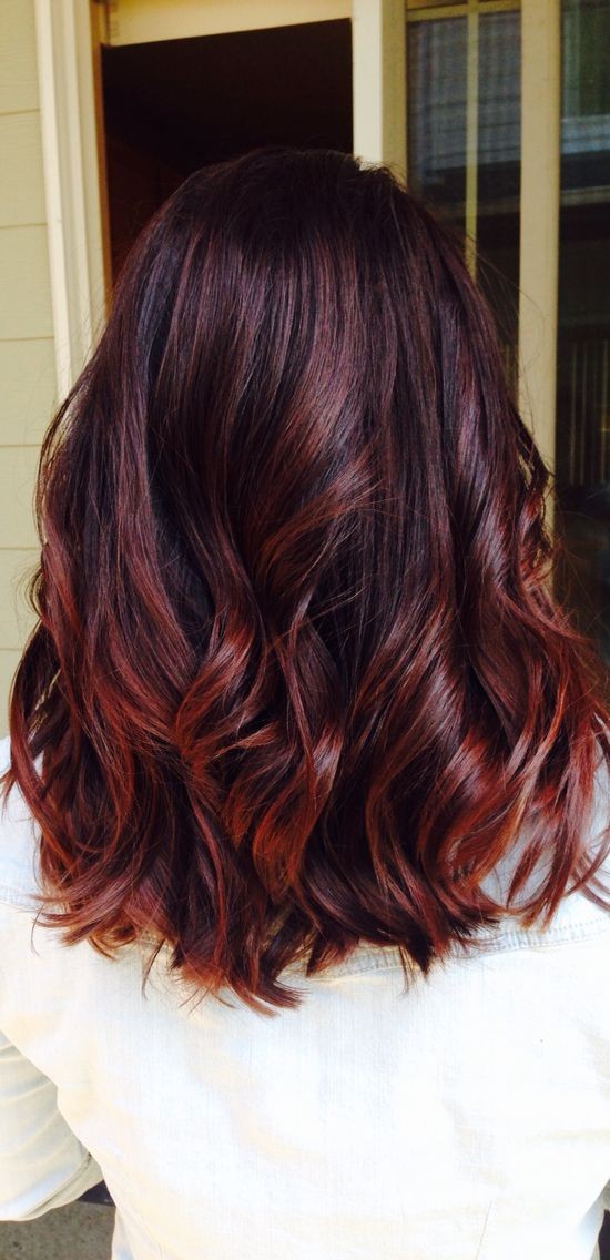 Medium Hairstyles For Thick Hair Autumn Hair Color Ideas