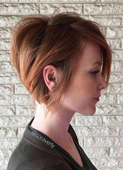 Straight Short Haircut for Thick Hair - Women Short Hairstyles