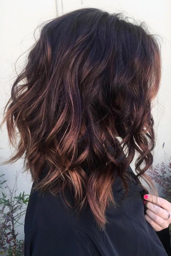 medium length hairstyles 2018 brunette