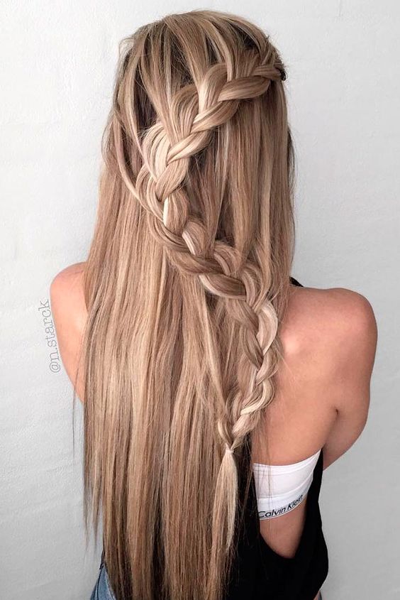 10 Easy Stylish Braided Hairstyles For Long Hair 2020