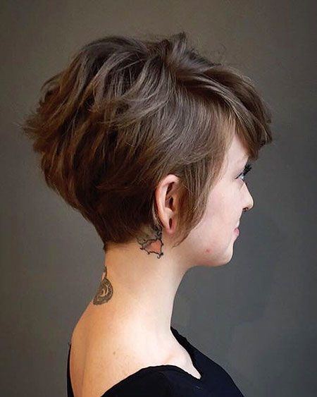 Short Brown Hairstyles and Haircuts, Latest Women Haircut for Short Hair