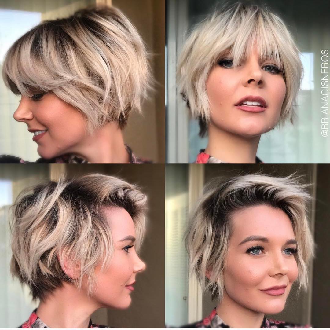 Short Shag Hairstyles Women Simple Haircut For Short Hair